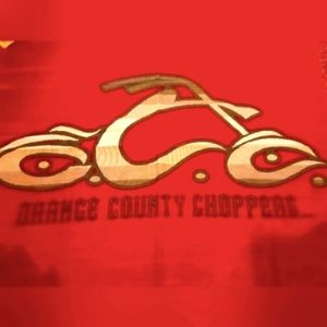 Orange county choppers throw blanket/wall hanging,Vintage but new,NOT PREOWNED